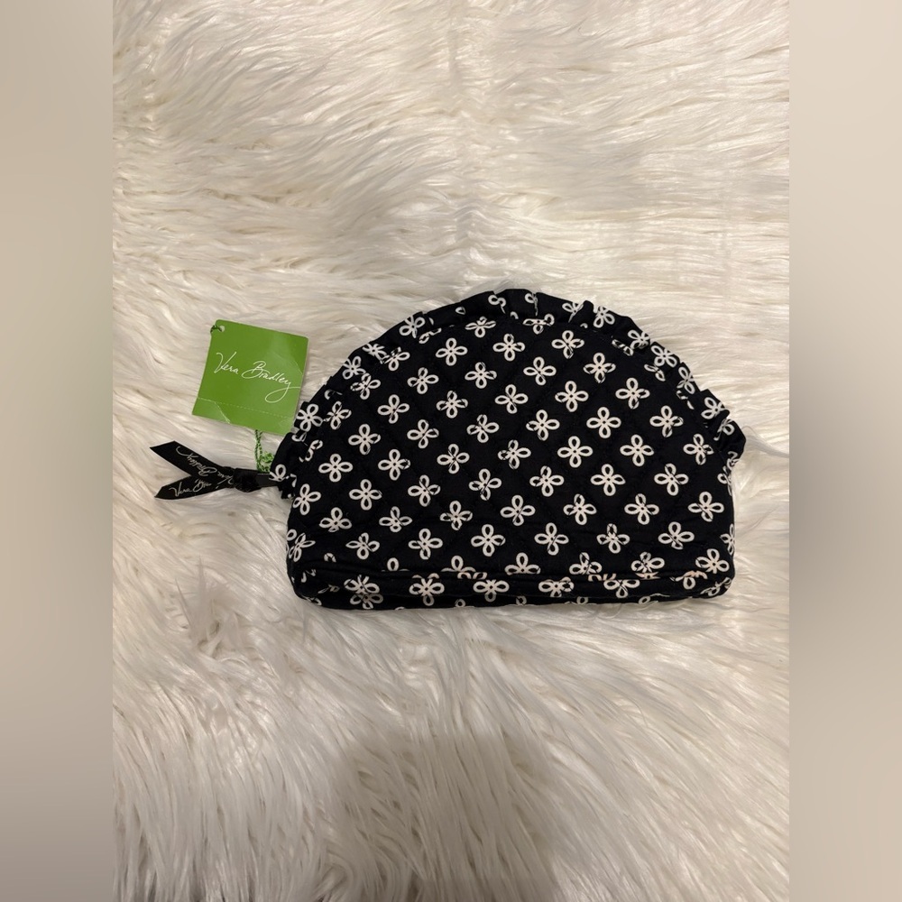 Vera Bradley Black and White Floral Pouch